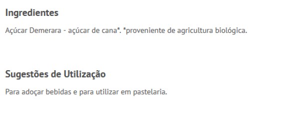 Naturefoods Açúcar Mascavado Demerara