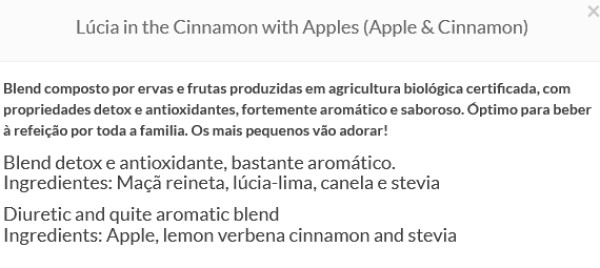 Lúcia in the Cinnamon with Apples