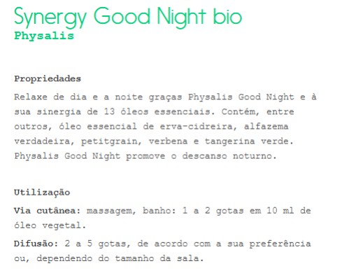 Synergy Good Night Physalis 10ml