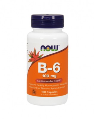 Vitamin B-6, 100 cápsulas (100mg)