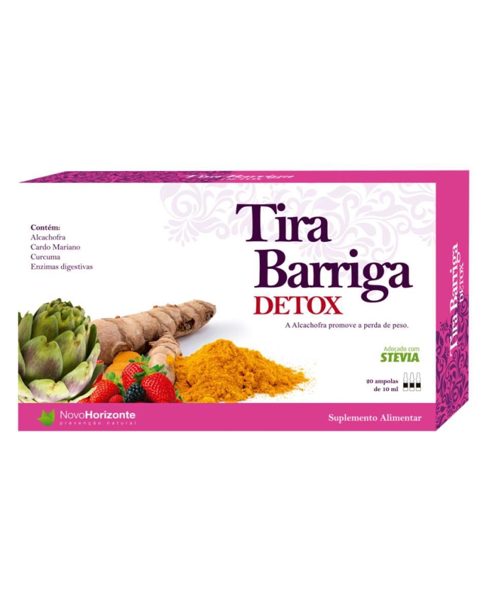 Tira Barriga Detox 20 ampolas