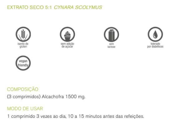 Alcachofra 500mg 90 comprimidos