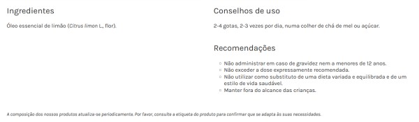 Essência de Limão 15ml