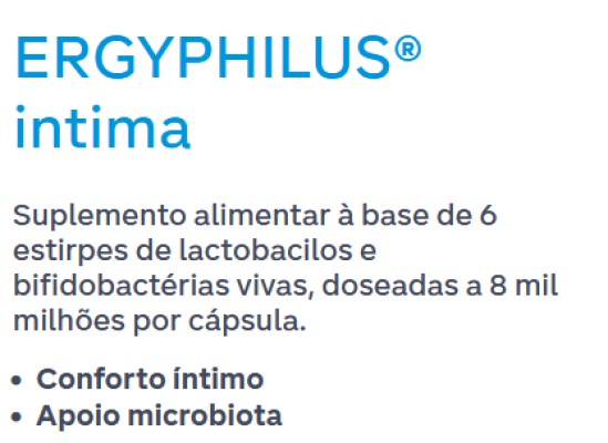 Ergyphilus Intima 60 cápsulas