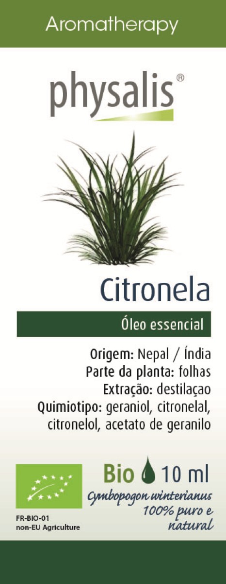 Óleo Essencial Citronela Physalis 10ml