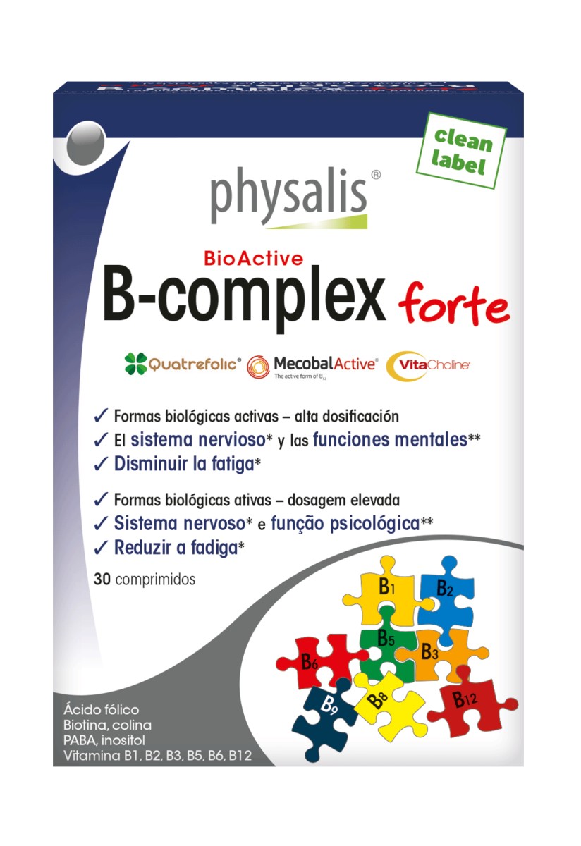 B-Complex Forte Physalis 30 comprimidos