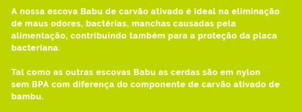 Babu Adult - Carvão Ativado