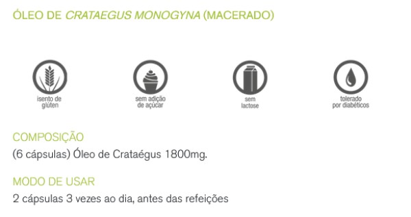 Crataégus 300mg 180 cápsulas