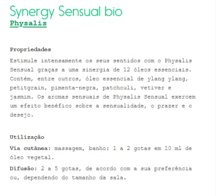 Synergy Sensual Physalis 10ml