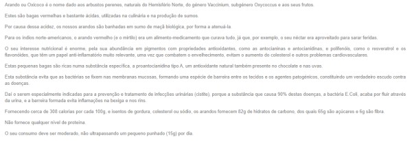 Arando Seco Bio com Sumo de Maçã