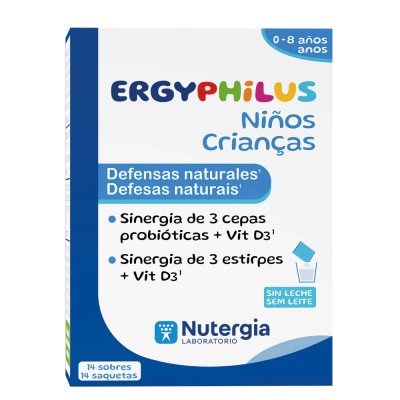 Ergyphilus crianças 14 saquetas