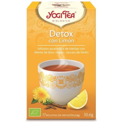 Yogi Tea Bio Detox Limão 17 saquetas