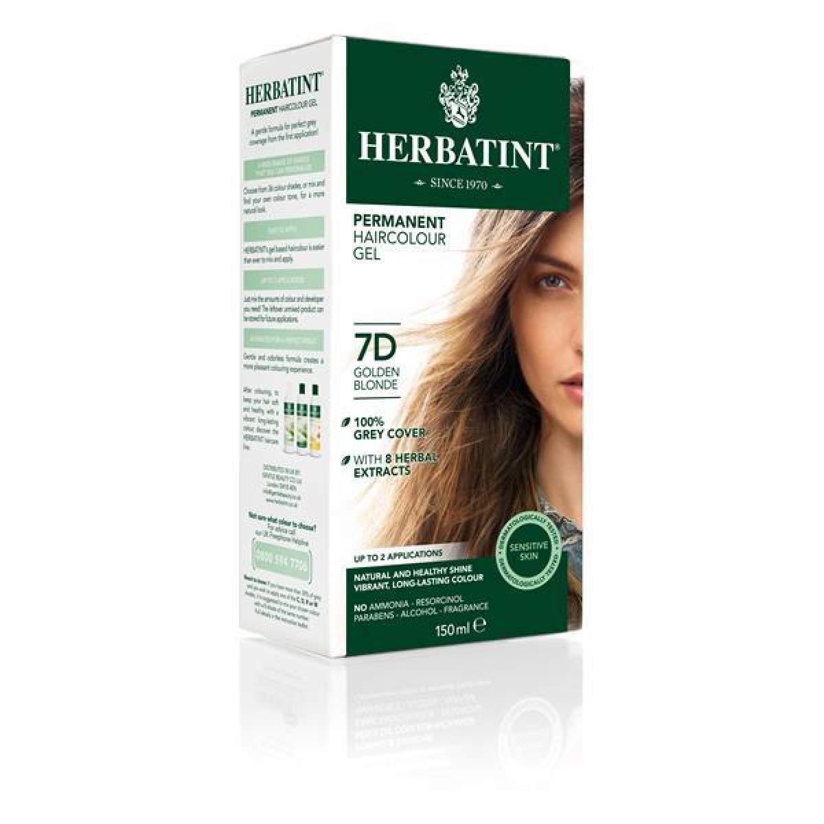 Herbatint D7 Louro Dourado 150ml