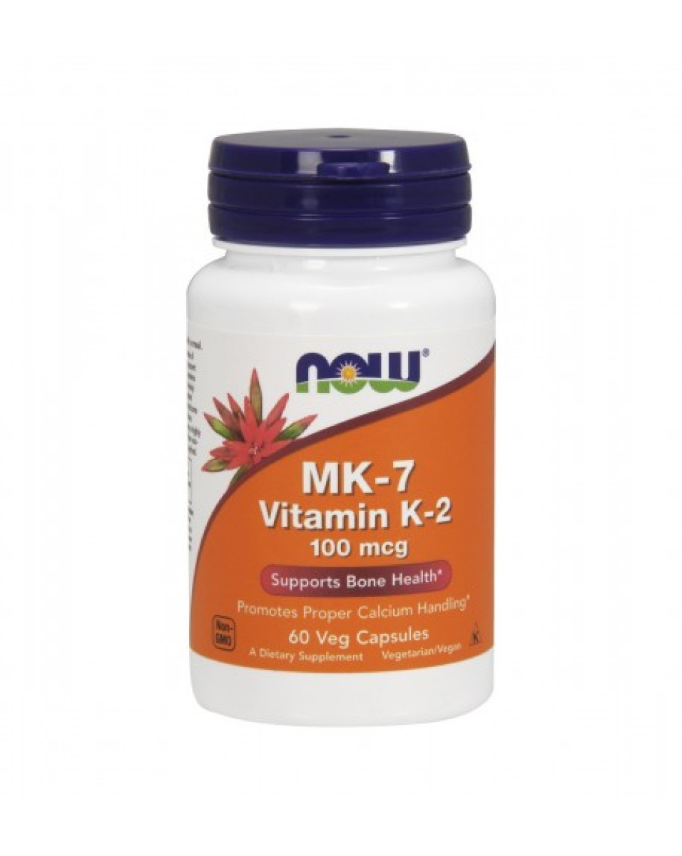 Vitamin K-2 (Mk-7), 60 cápsulas vegetais (100mcg)