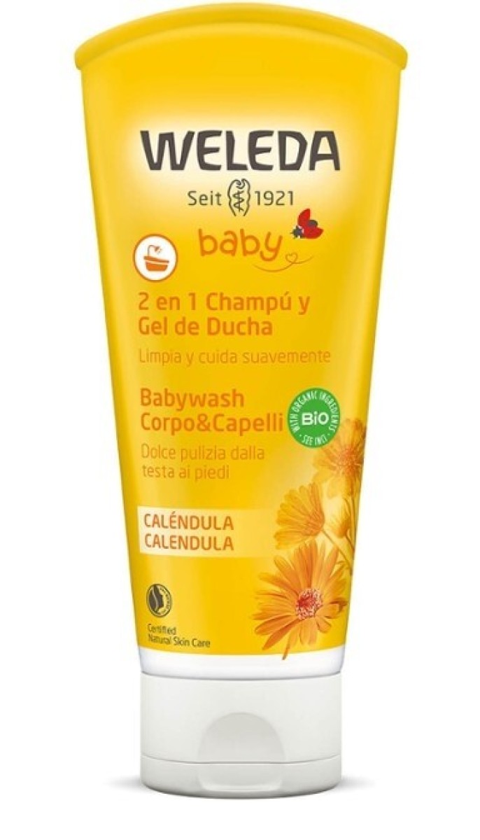 Champô e Gel de Duche Calêndula Baby Weleda 200ml