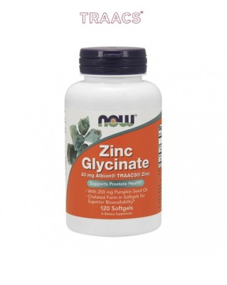 Zinco Glycinato, 120 cápsulas vegetais (30mg)