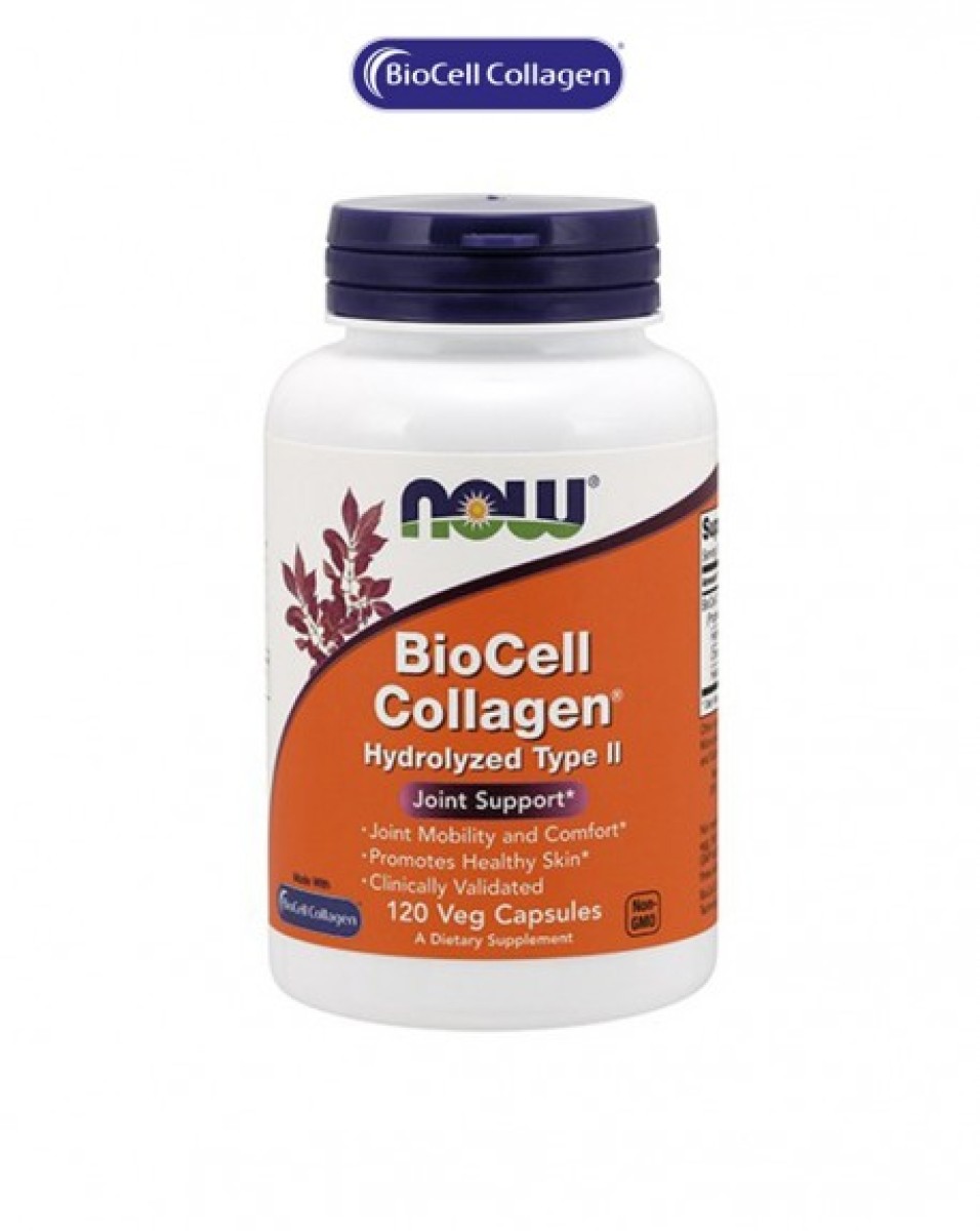 Biocell Collagen Hydrolyzed Type II, 120 cápsulas vegetais (1000mg)