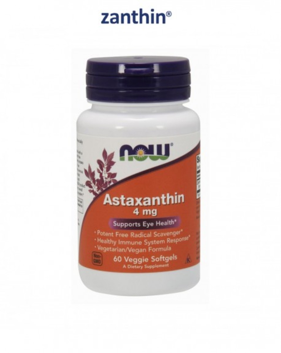 Astaxanthin, 60 softgels vegan (4mg)